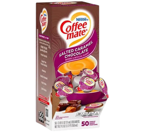 Coffee-mate Liquid Creamer Tubs - Salted Caramel Chocolate - 50ct Box