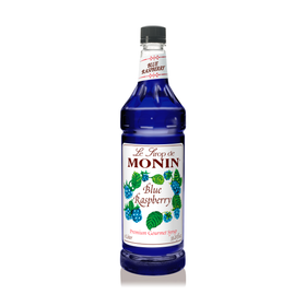 Monin Blue Raspberry Syrup – 1 L (PET Bottle)