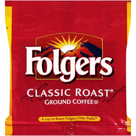 Folgers Coffee - Room Service REGULAR - 200/0.60oz Filter Pack - 4 Cup